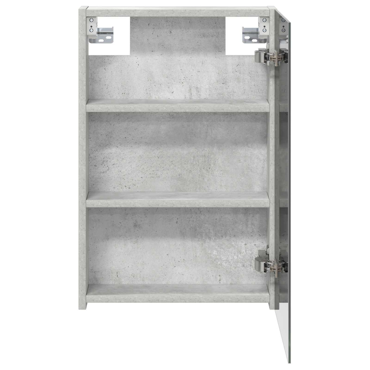 Kupaonski ormar s ogledalom Betonski sivi 40 x 10,5 x 60,5 cm