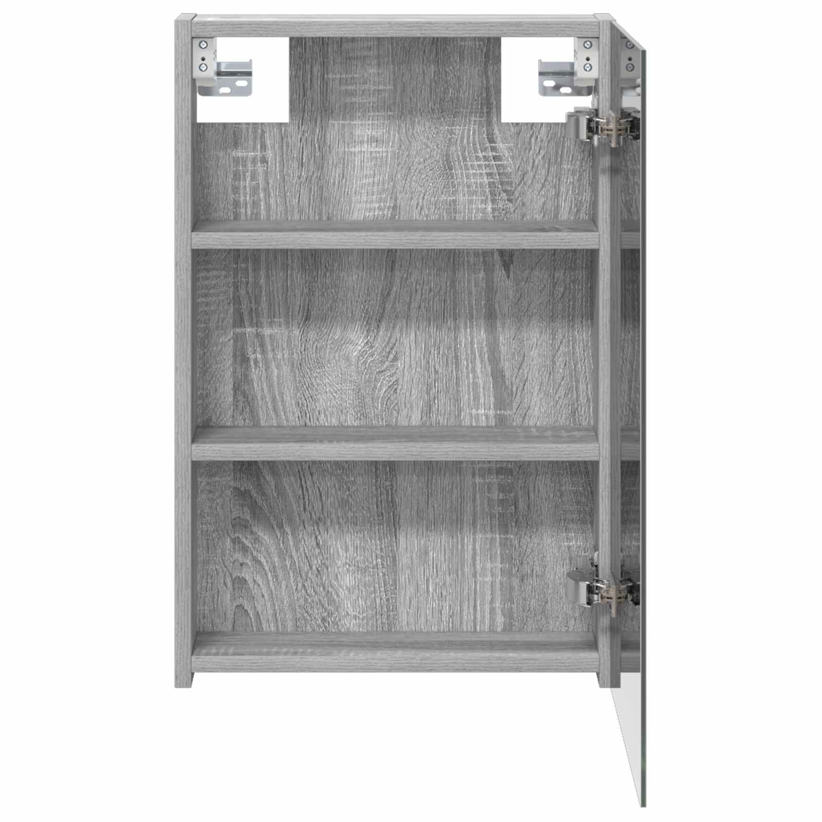 Kupaonski ormar s ogledalom Siva Sonoma 40 x 10,5 x 60,5 cm