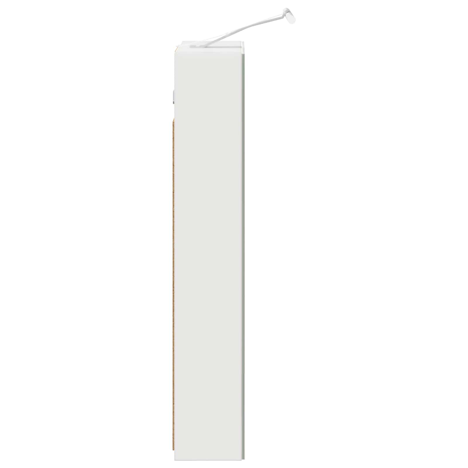 Kupaonski ormar s ogledalom Zidne Bijelo 40 x 10,5 x 60,5 cm