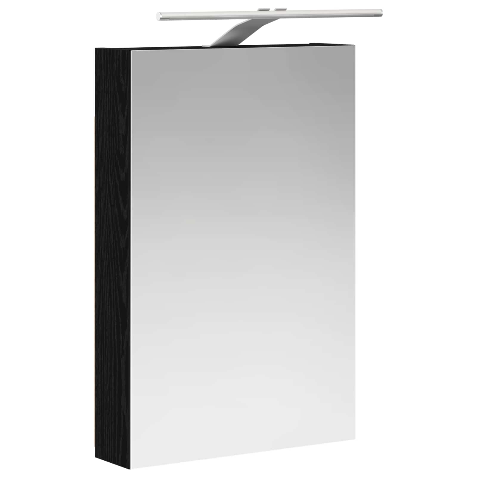 Kupaonski ormar s ogledalom Crni hrast 40 x 10,5 x 60,5 cm