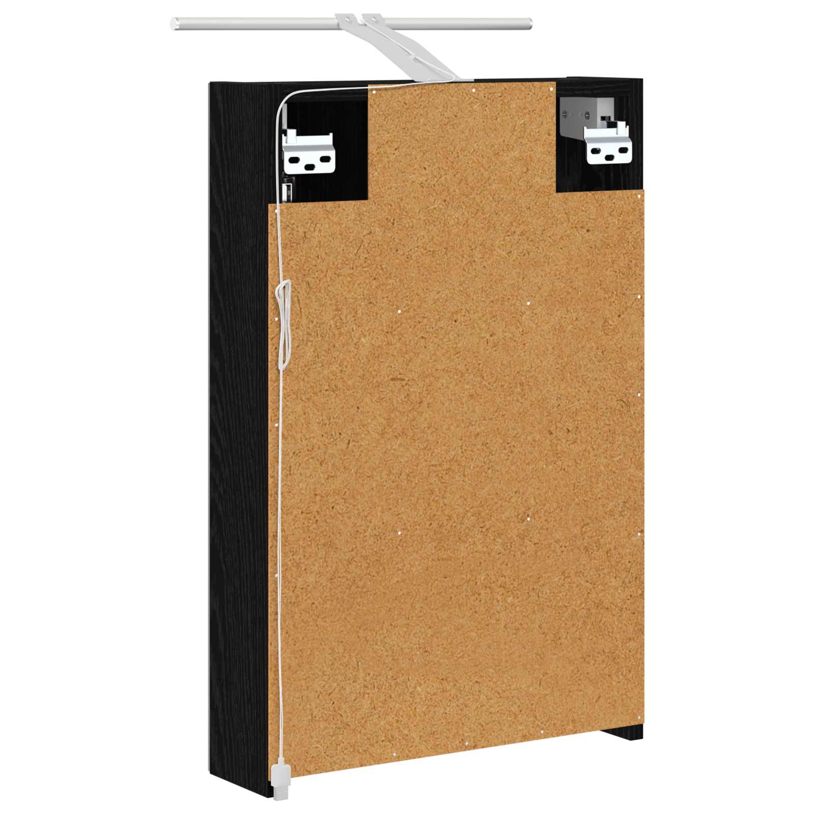 Kupaonski ormar s ogledalom Crni hrast 40 x 10,5 x 60,5 cm