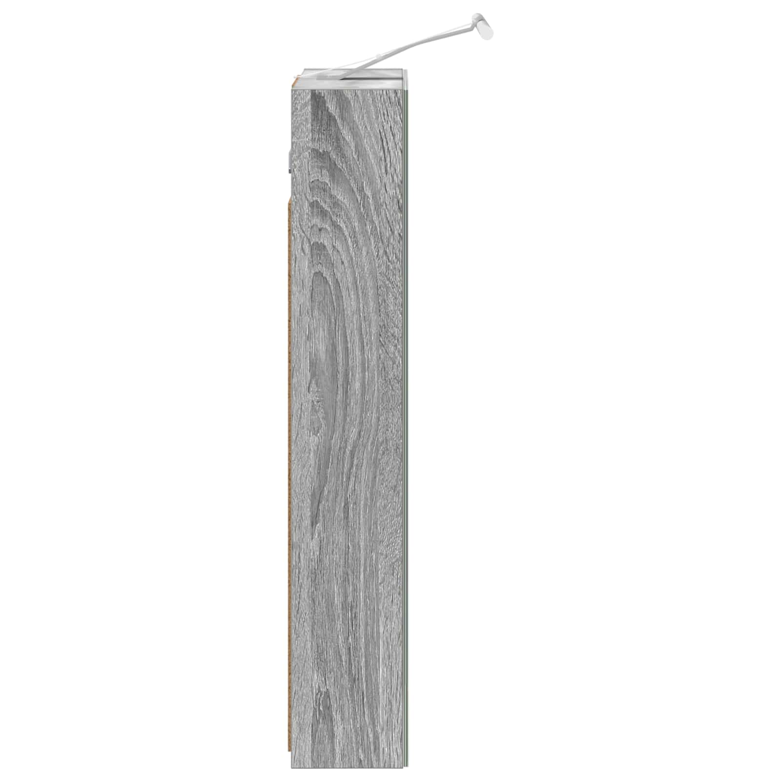 Kupaonski ormar s ogledalom Siva Sonoma 40 x 10,5 x 60,5 cm