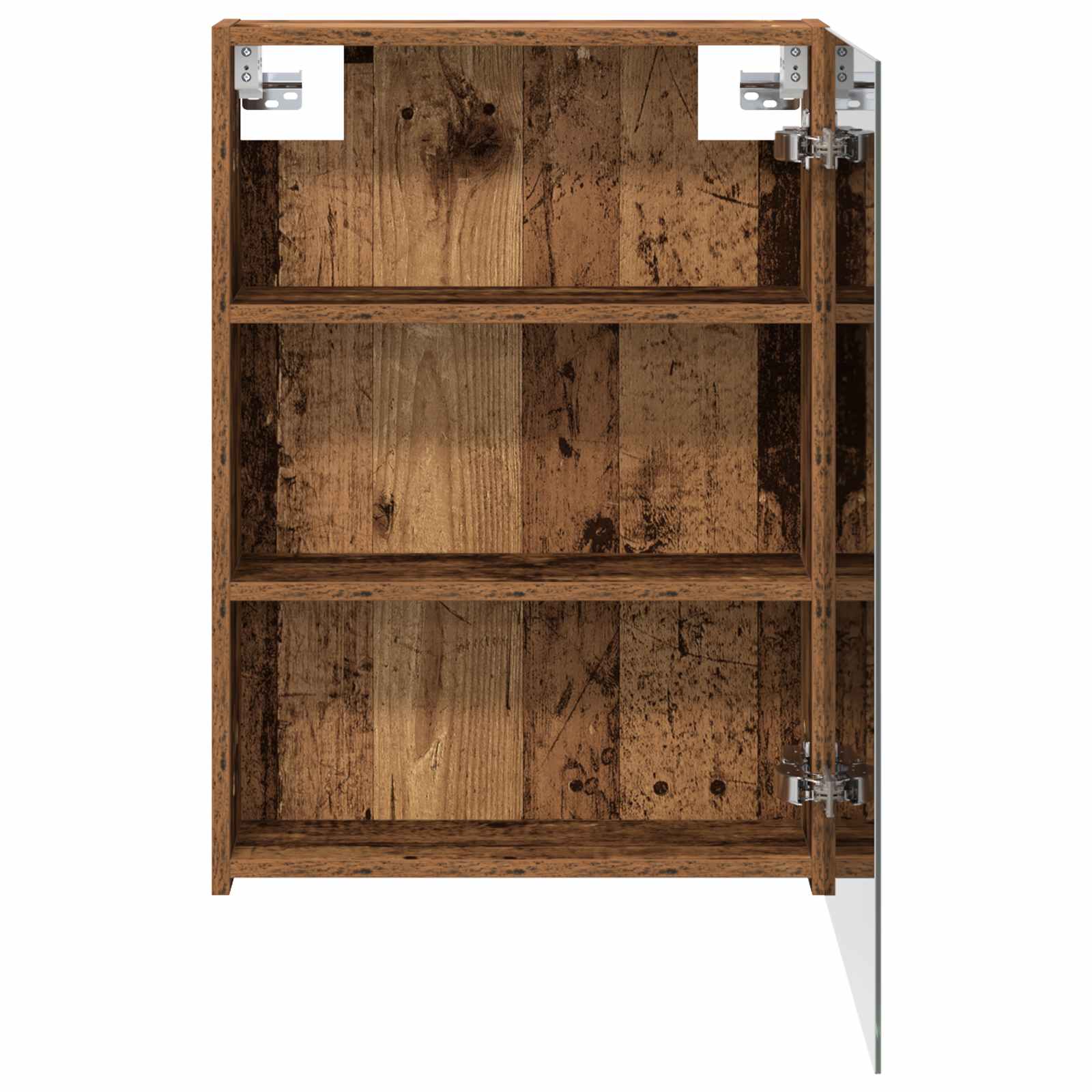 Kupaonski ormar s ogledalom Zidne Staro drvo 50 x 14,5 x 70 cm