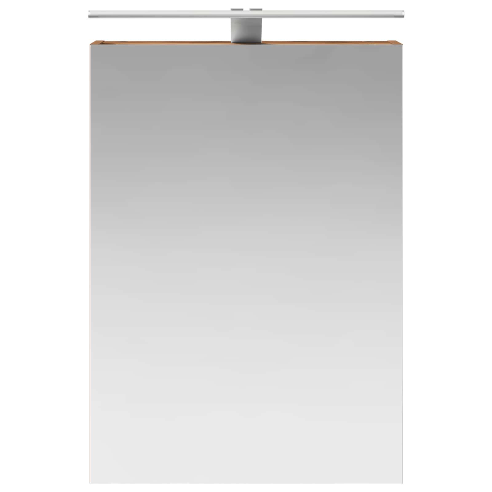 Kupaonski ormar s ogledalom Zidne Staro drvo 50 x 14,5 x 70 cm