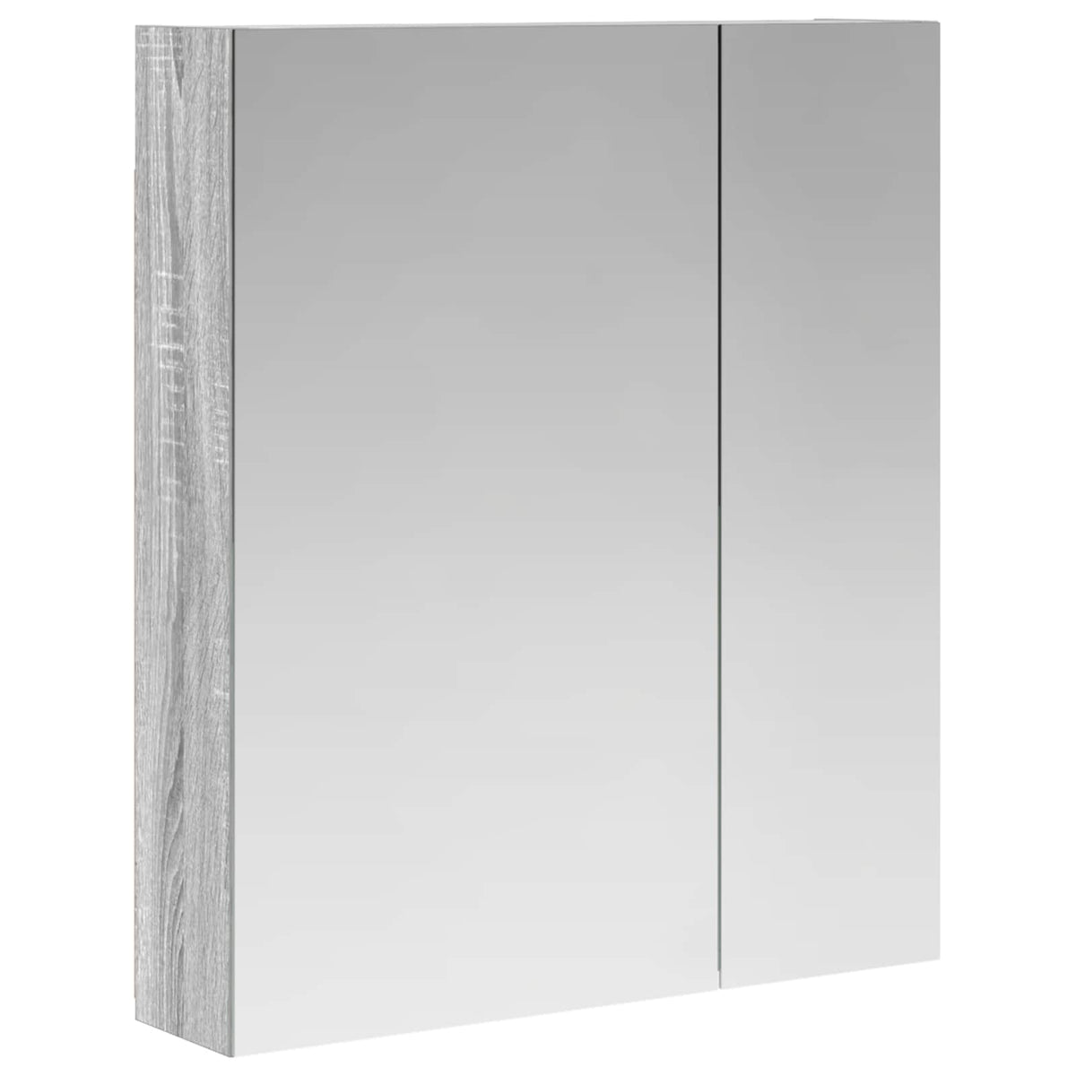 Kupaonski ormar s ogledalom Siva Sonoma 60 x 14,5 x 70 cm