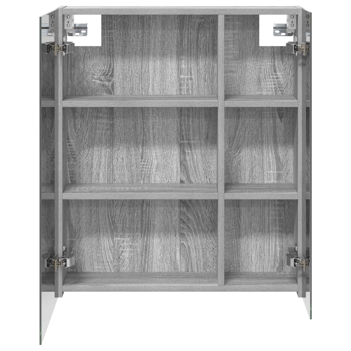 Kupaonski ormar s ogledalom Siva Sonoma 60 x 14,5 x 70 cm