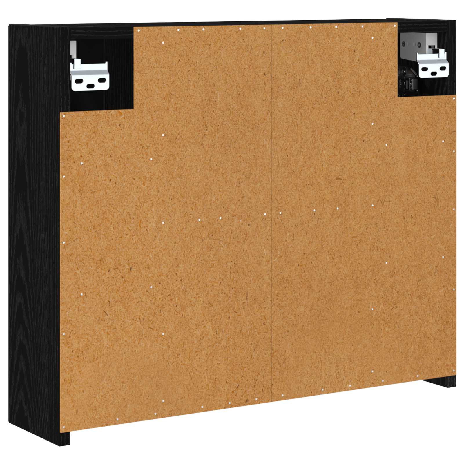 Kupaonski ormar s ogledalom Crni hrast 60 x 14,5 x 50 cm