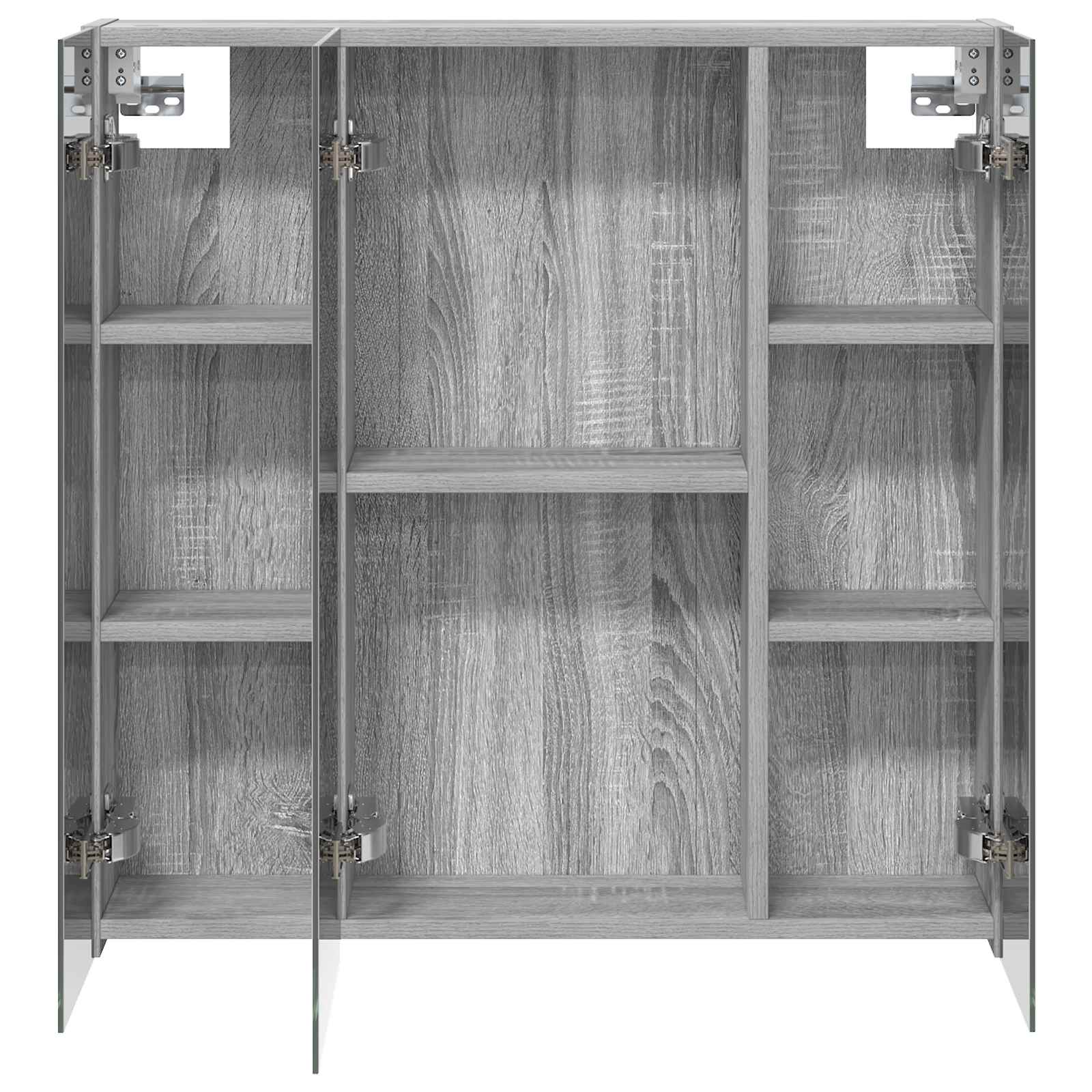 Kupaonski ormar s ogledalom Siva Sonoma 70 x 14,5 x 70 cm