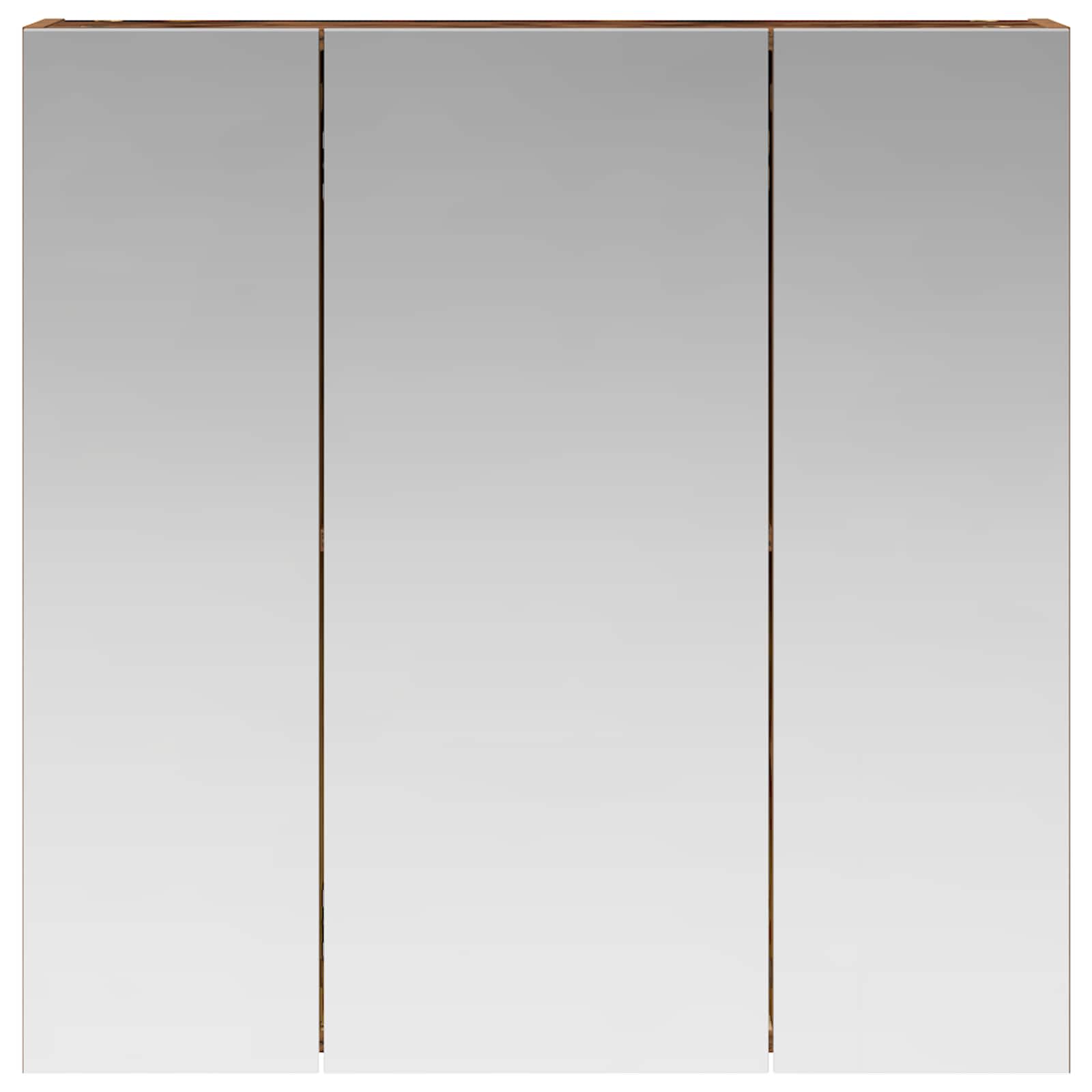 Kupaonski ormar s ogledalom Staro drvo 70 x 14,5 x 70 cm