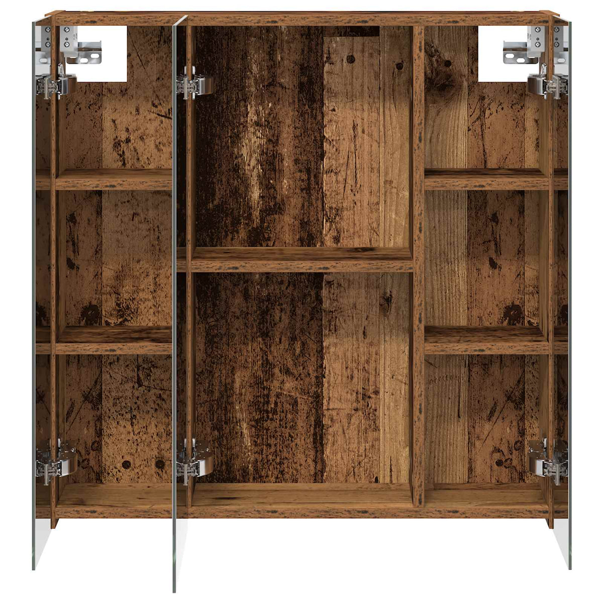 Kupaonski ormar s ogledalom Staro drvo 70 x 14,5 x 70 cm