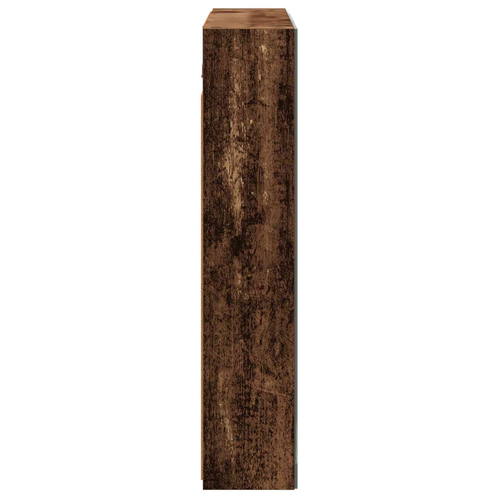 Kupaonski ormar s ogledalom Zidne Staro drvo 80 x 14.5 x 70 cm