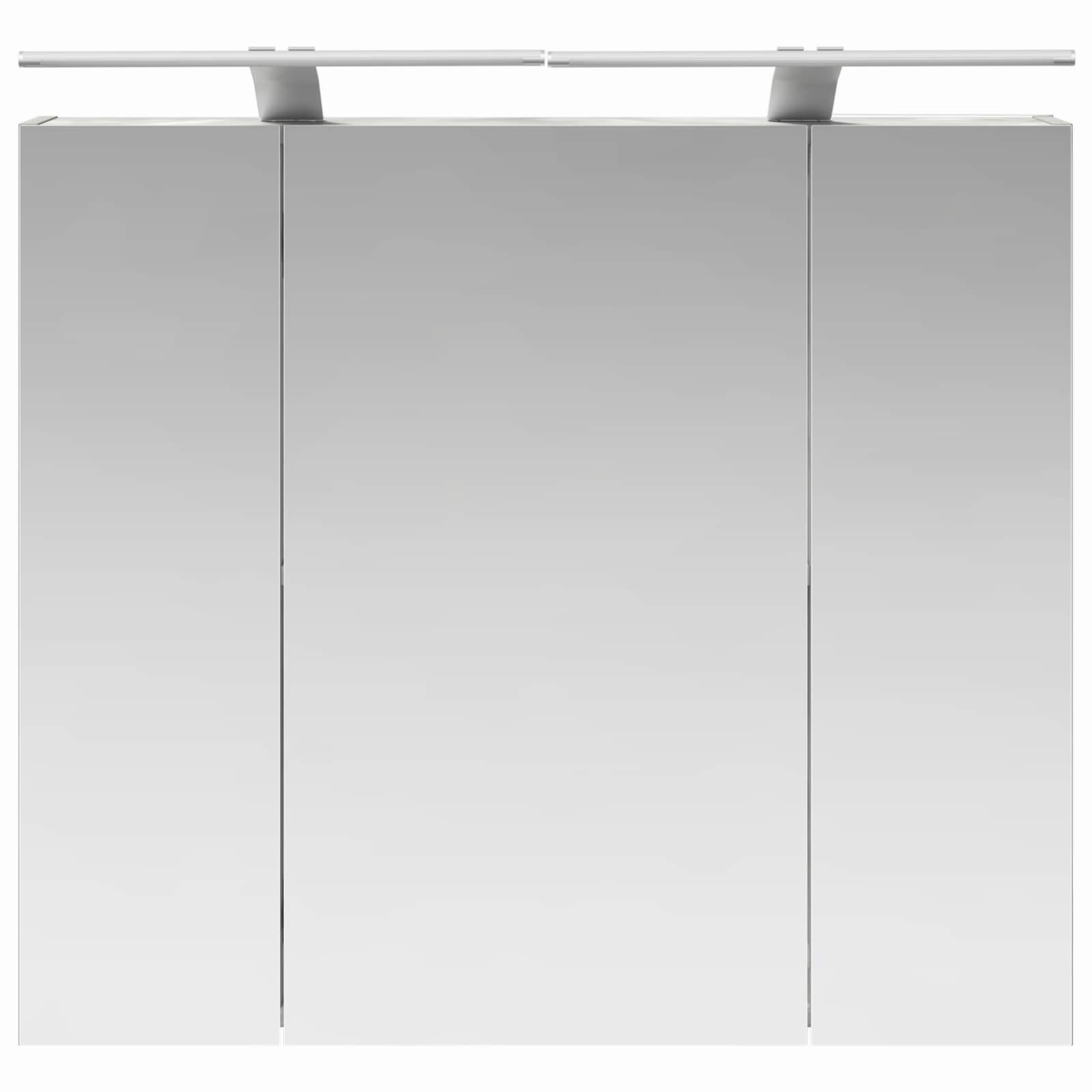 Kupaonski ormar s ogledalom Zidne Crni hrast 80 x 14.5 x 70 cm