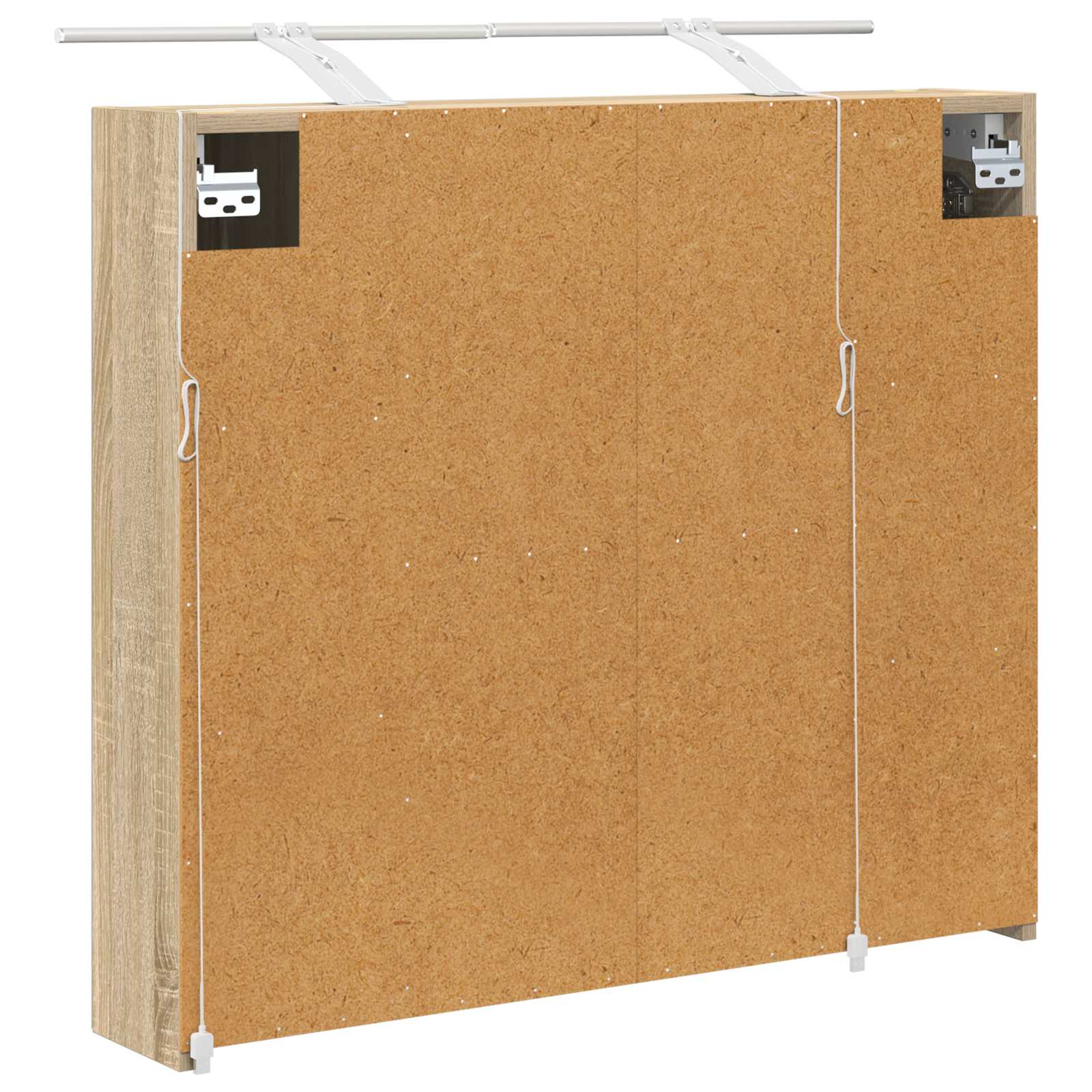 Kupaonski ormar s ogledalom Sonoma hrast 80 x 14.5 x 70 cm