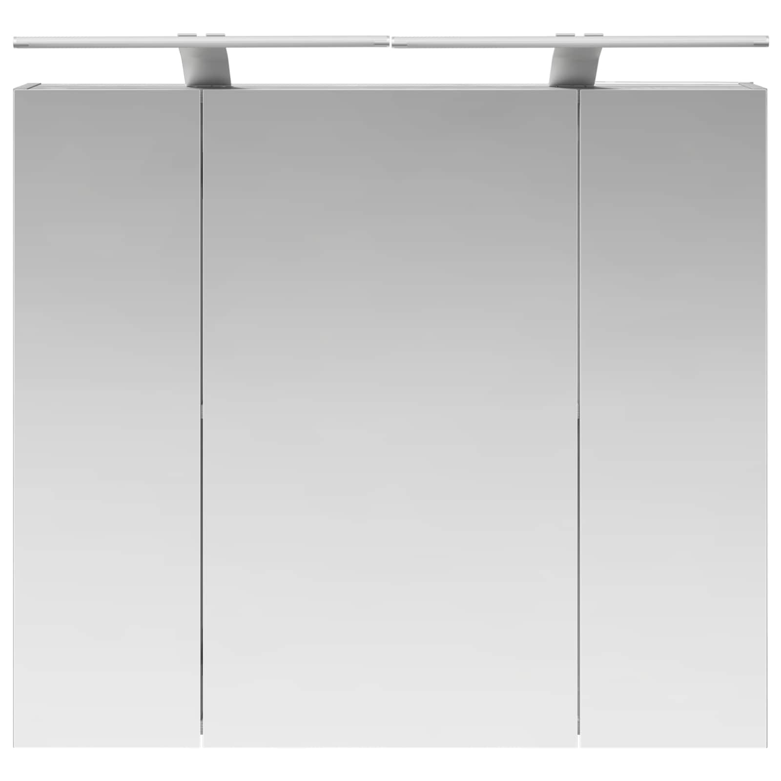 Kupaonski ormar s ogledalom Zidne Siva Sonoma 80 x 14.5 x 70 cm