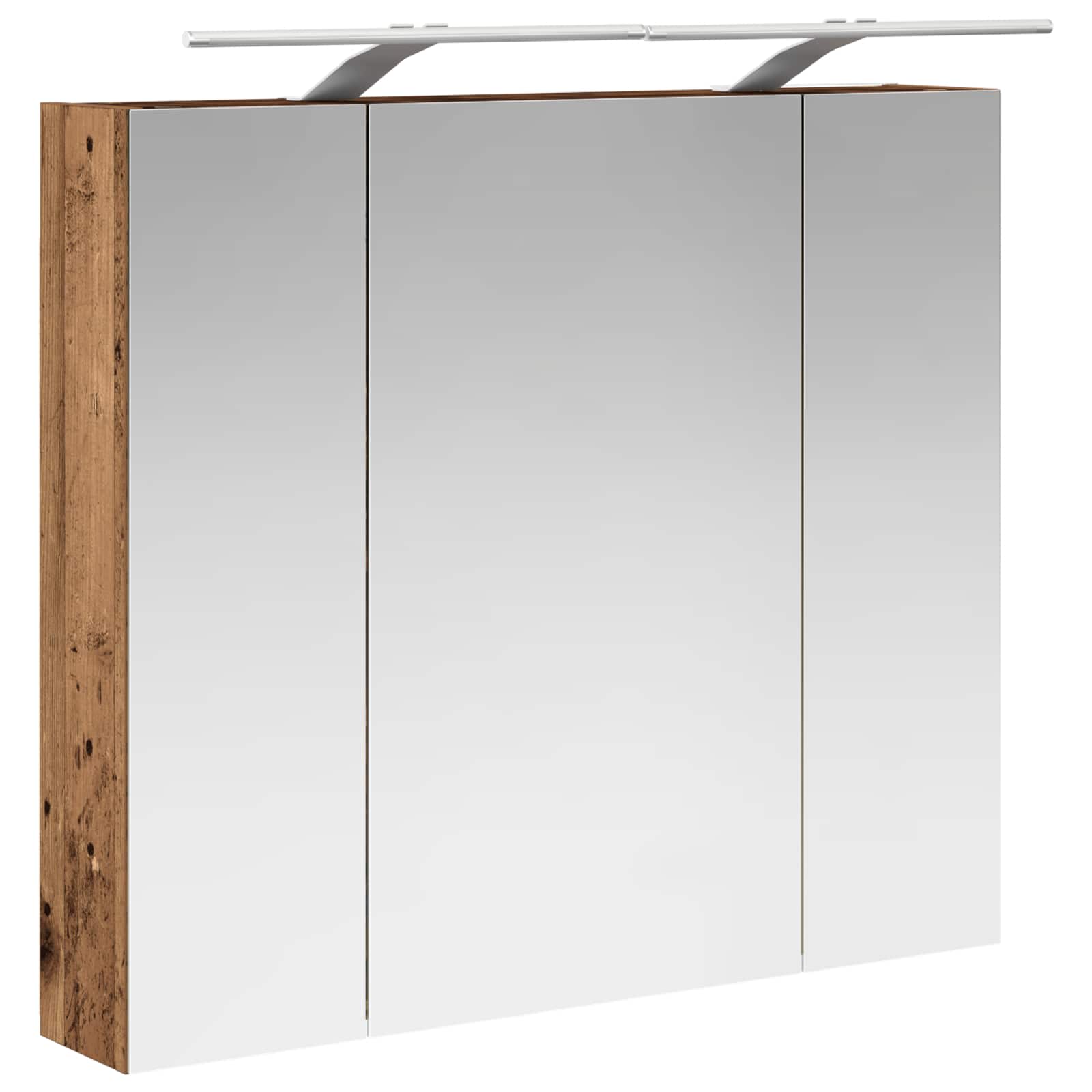 Kupaonski ormar s ogledalom Zidne Staro drvo 80 x 14.5 x 70 cm