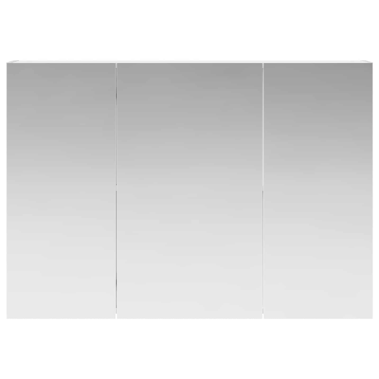 Kupaonski ormar s ogledalom Bijelo 100 x 14,5 x 70 cm