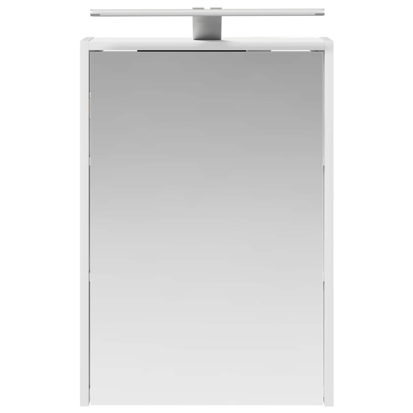 Kupaonski ormar s ogledalom s policom Bijelo 43 x 16 x 62.5 cm