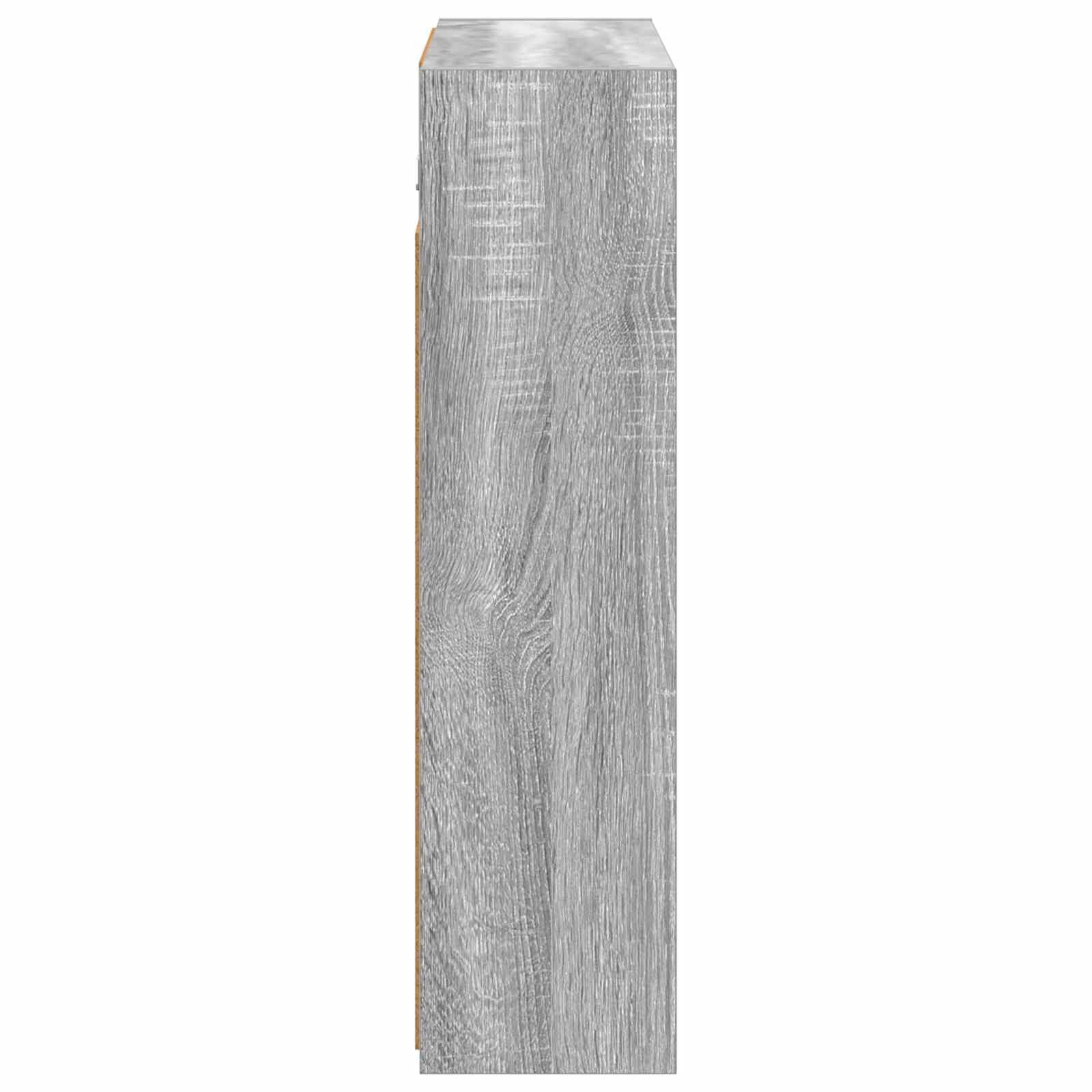 Kupaonski ormar s ogledalom Siva Sonoma 63,5 x 16 x 62,5 cm