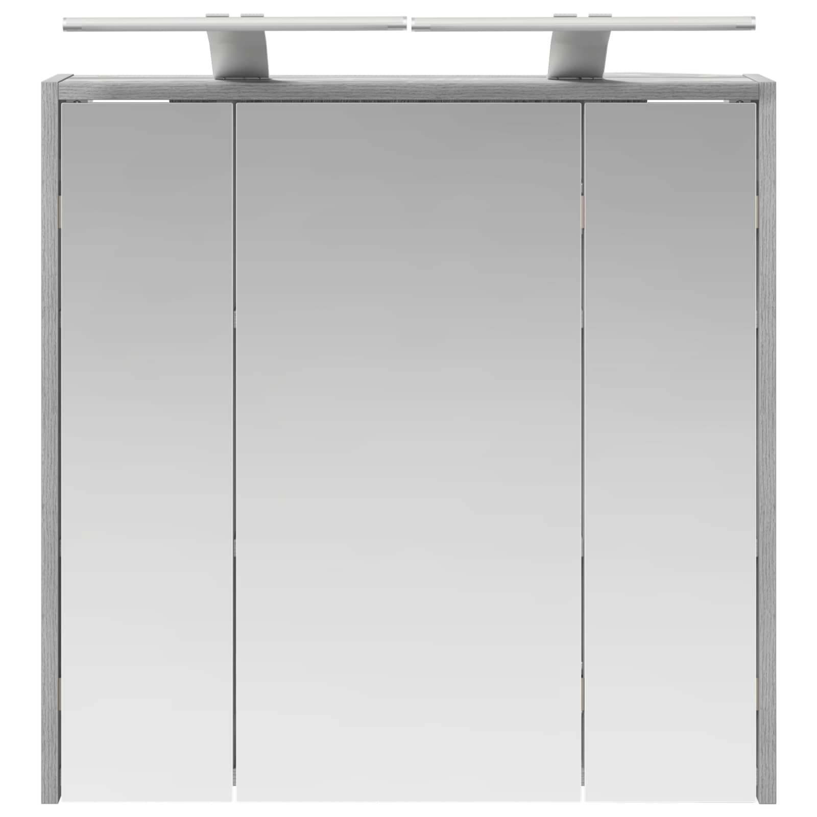 Kupaonski ormar s ogledalom Siva Sonoma 63,5 x 16 x 62,5 cm