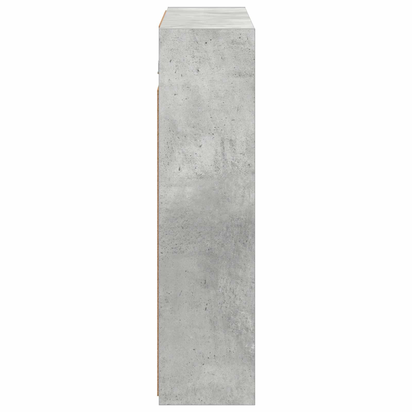 Kupaonski ormar s ogledalom Betonski sivi 73,5 x 16 x 62,5 cm