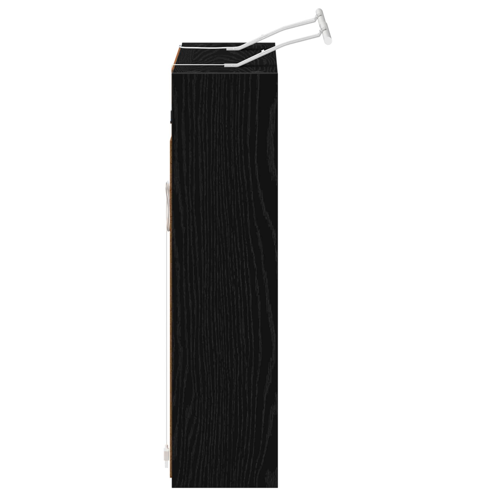 Kupaonski ormar s ogledalom Crni hrast 73,5 x 16 x 62,5 cm