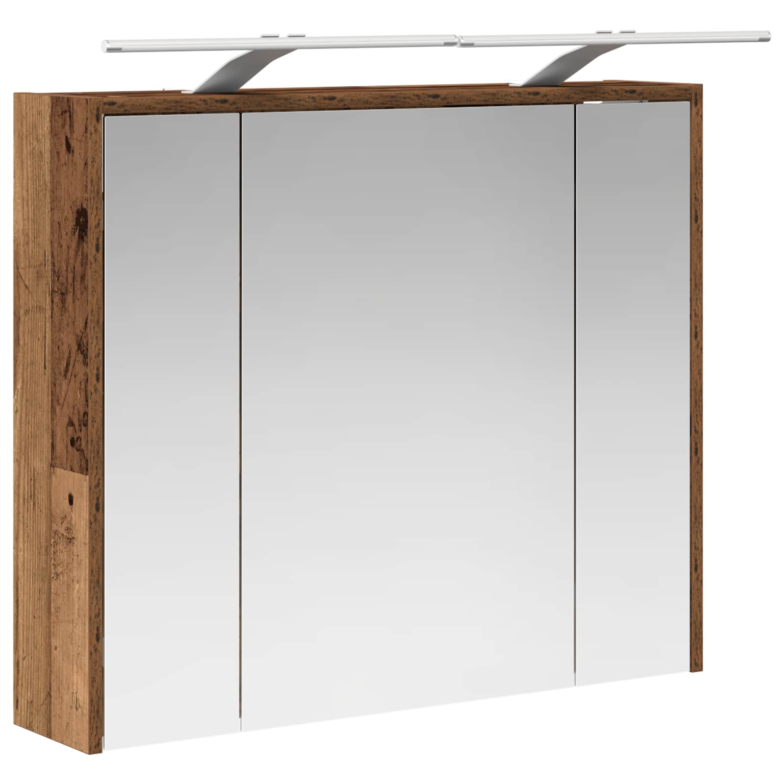 Kupaonski ormar s ogledalom Staro drvo 73,5 x 16 x 62,5 cm
