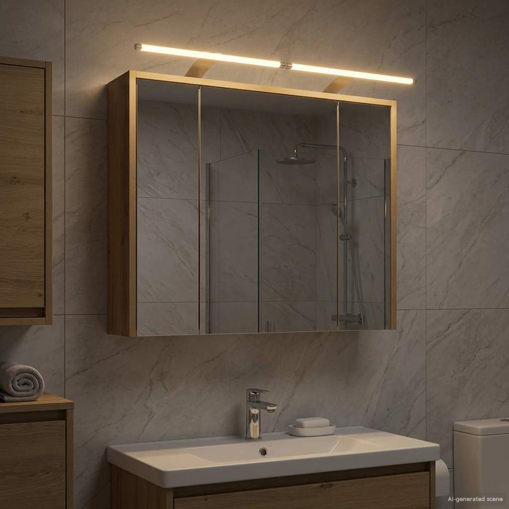 Kupaonski ormar s ogledalom Umjetnička hrastovina