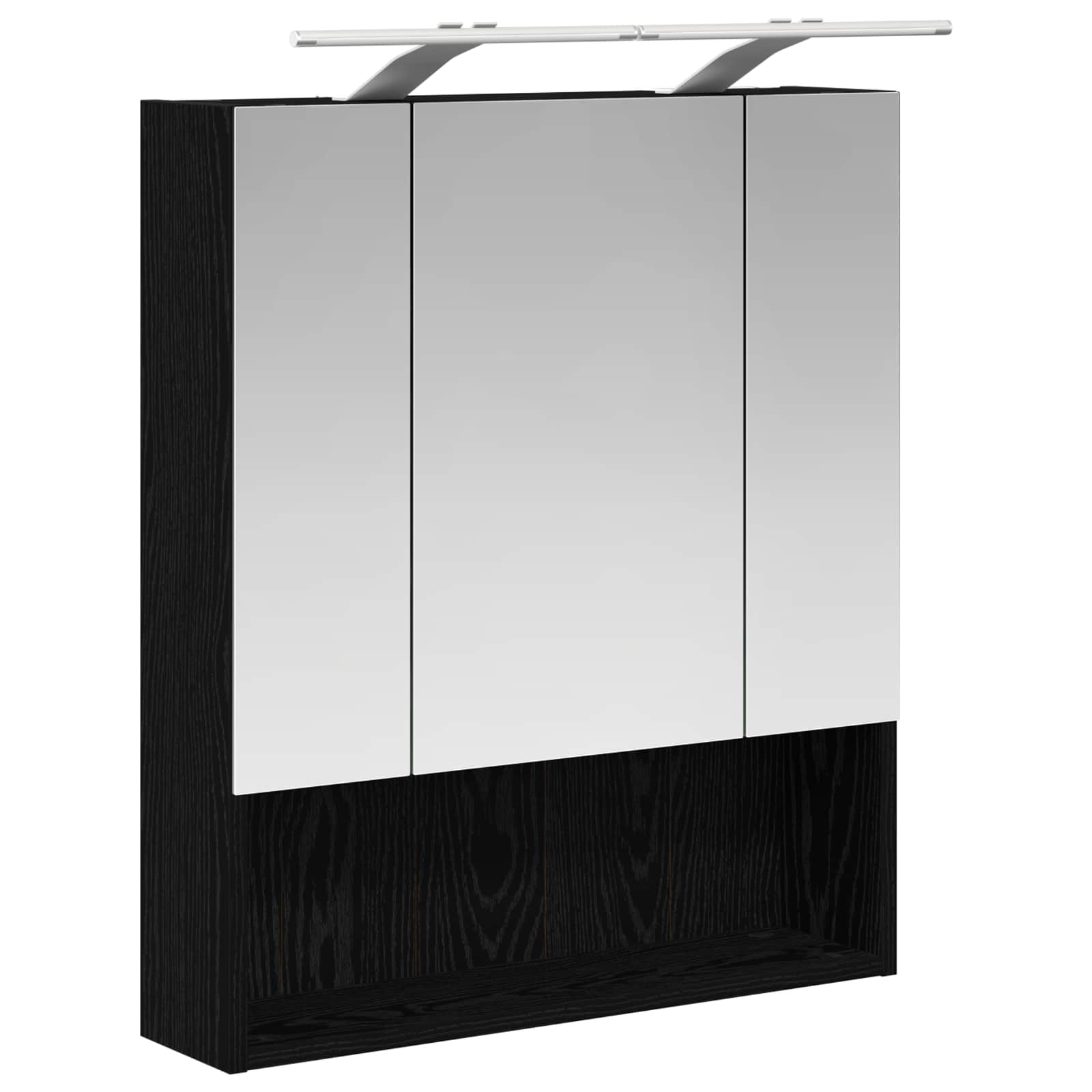 Kupaonski ormar s ogledalom Zidne Crni hrast 60 x 14.5 x 70 cm