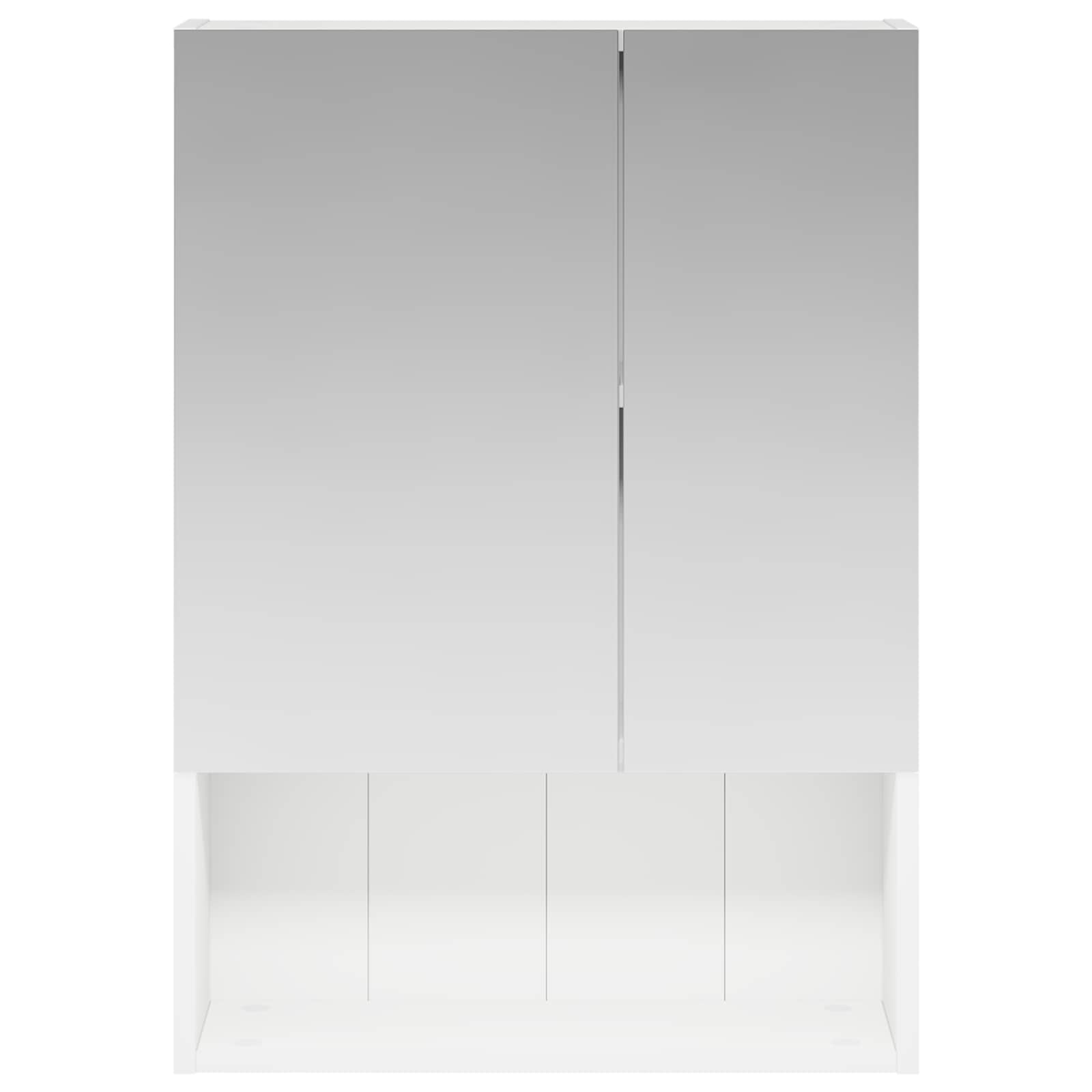 Kupaonski ormar s ogledalom Bijelo 50 x 14,5 x 70 cm