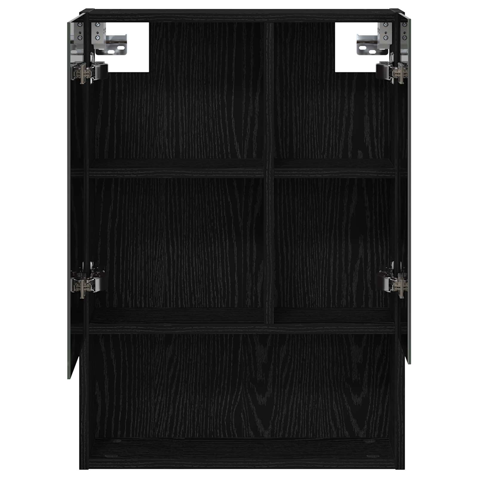 Kupaonski ormar s ogledalom Zidne Crni hrast 50 x 14,5 x 70 cm