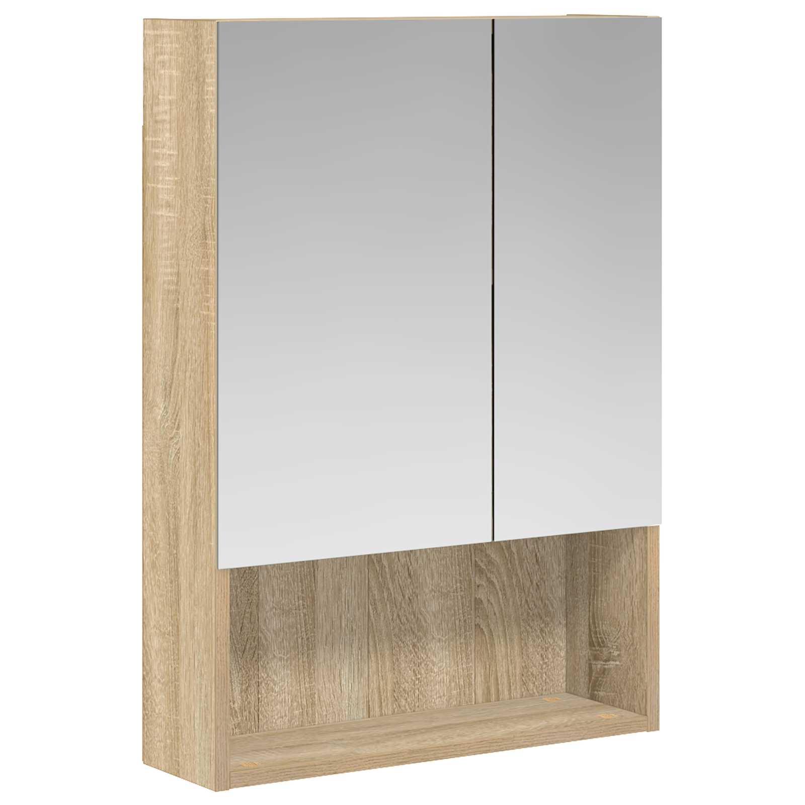 Kupaonski ormar s ogledalom Sonoma hrast 50 x 14,5 x 70 cm
