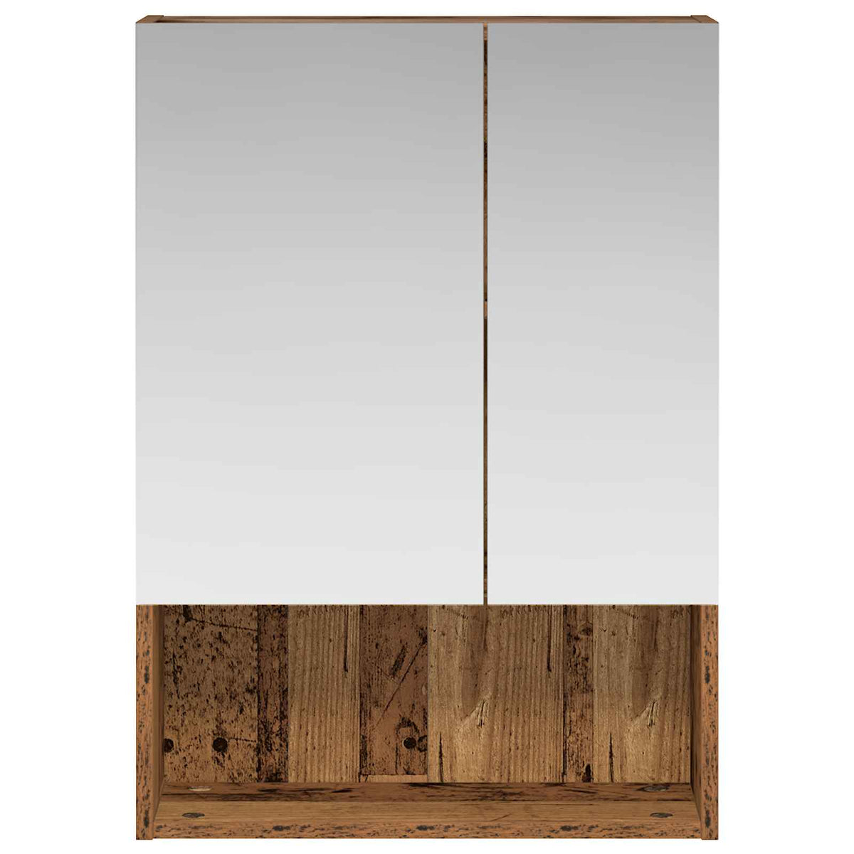 Kupaonski ormar s ogledalom Staro drvo 50 x 14,5 x 70 cm