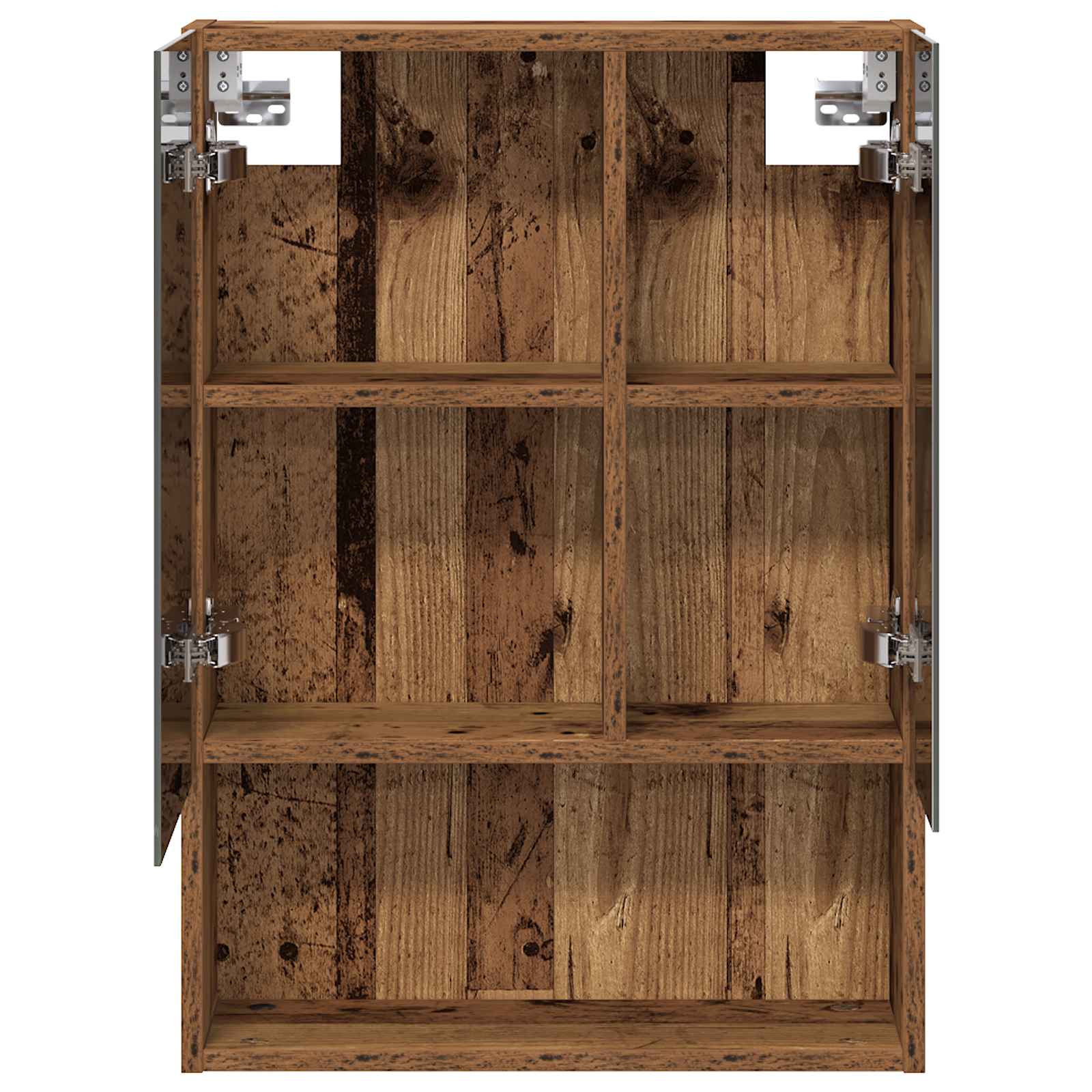 Kupaonski ormar s ogledalom Staro drvo 50 x 14,5 x 70 cm