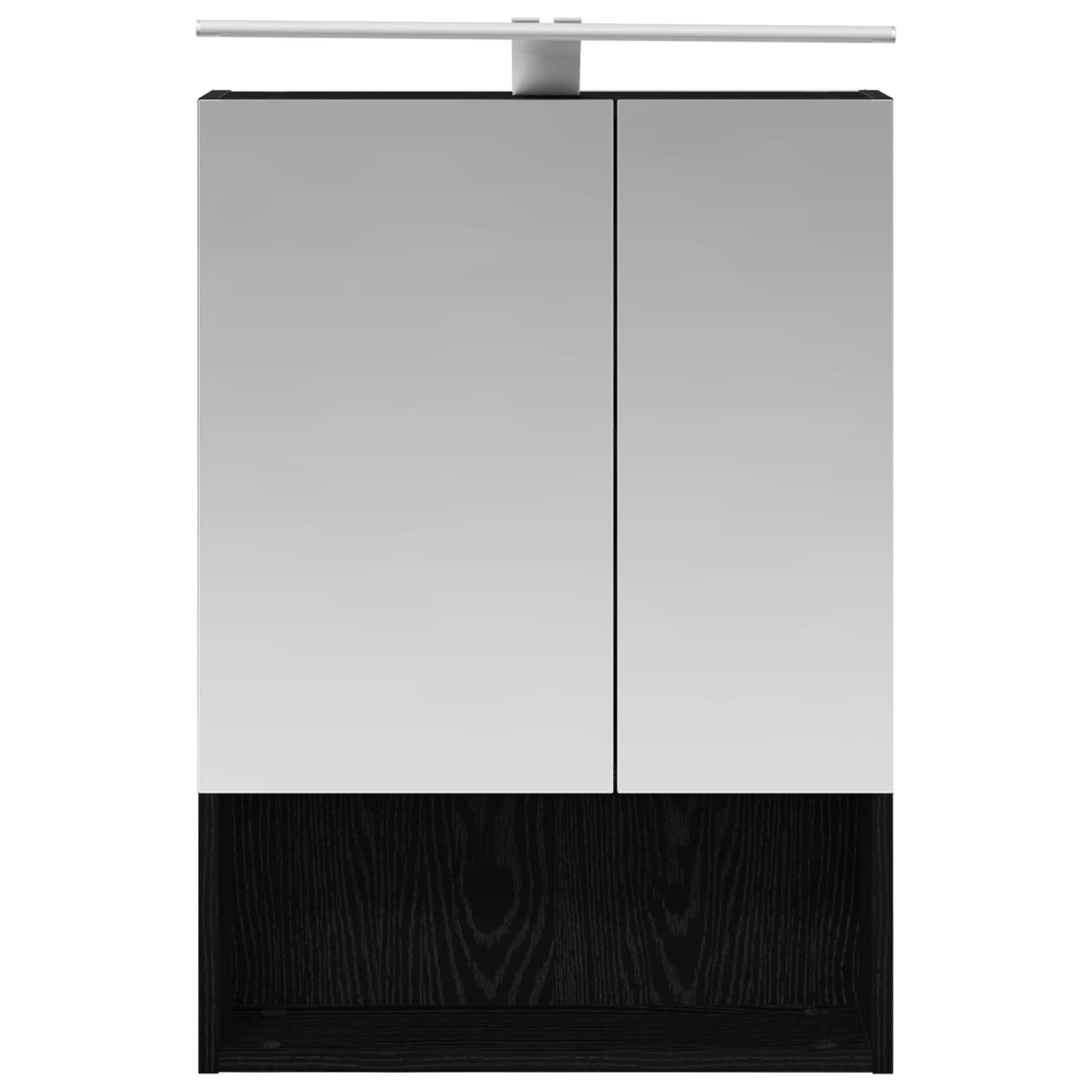 Kupaonski ormar s ogledalom Zidne Crni hrast 50 x 14,5 x 70 cm