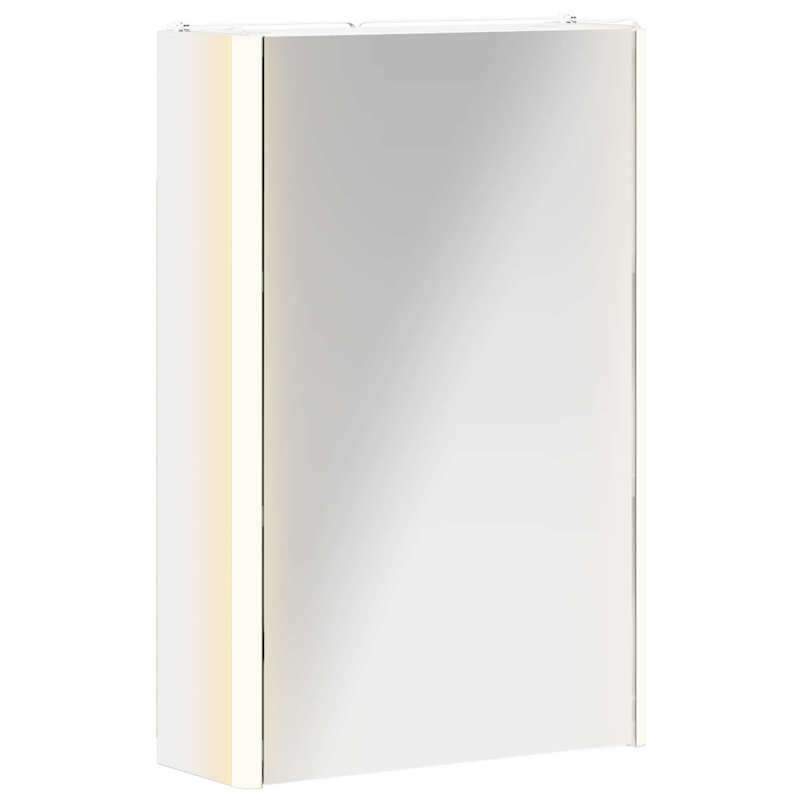 Kupaonski ormar s ogledalom Bijelo 33 x 11,5 x 50 cm