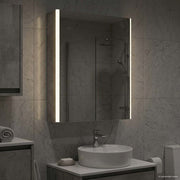 Kupaonski ormar s ogledalom Betonski sivi 43 x 11,5 x 60,5 cm