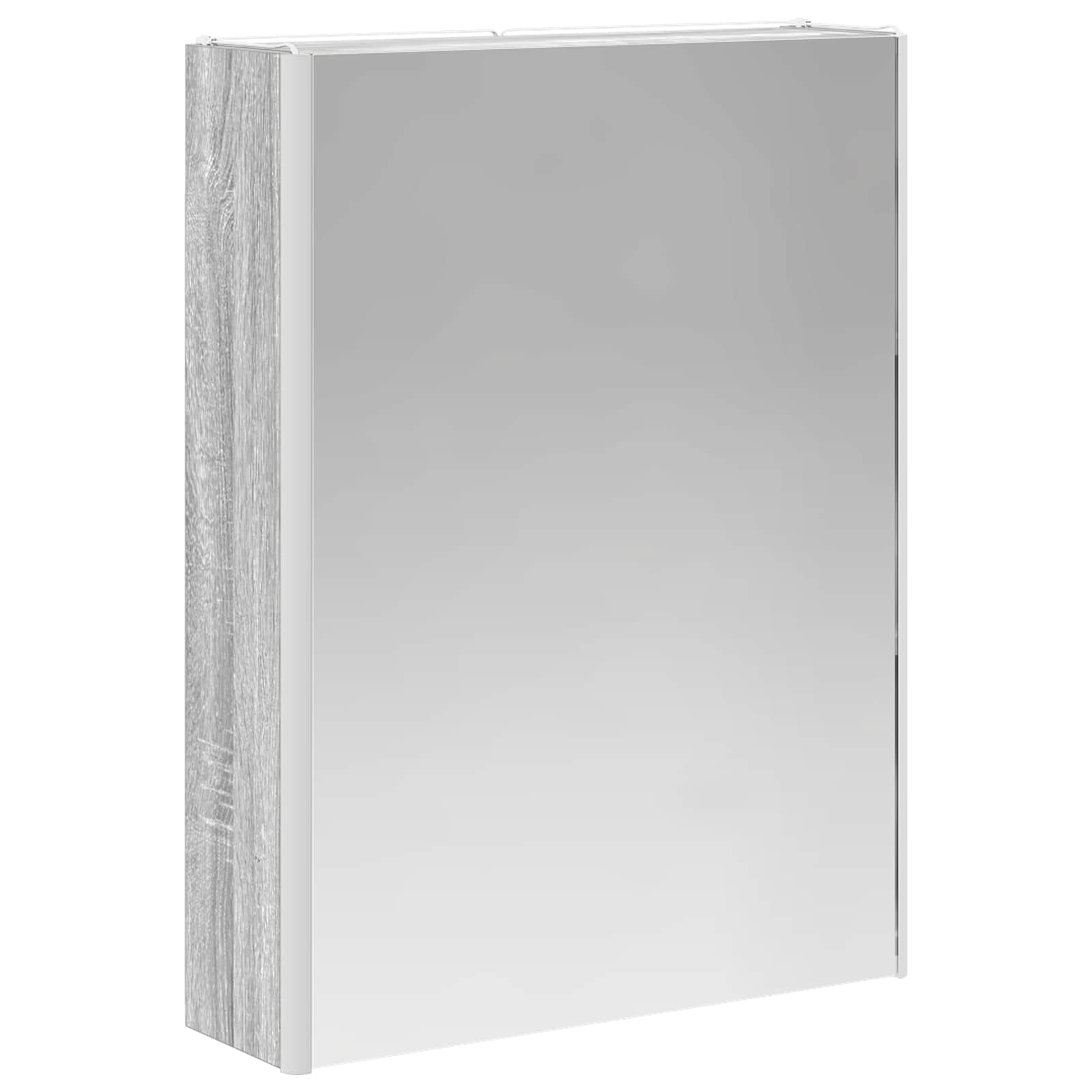 Kupaonski ormar s ogledalom Siva Sonoma 53,5 x 15,5 x 70 cm