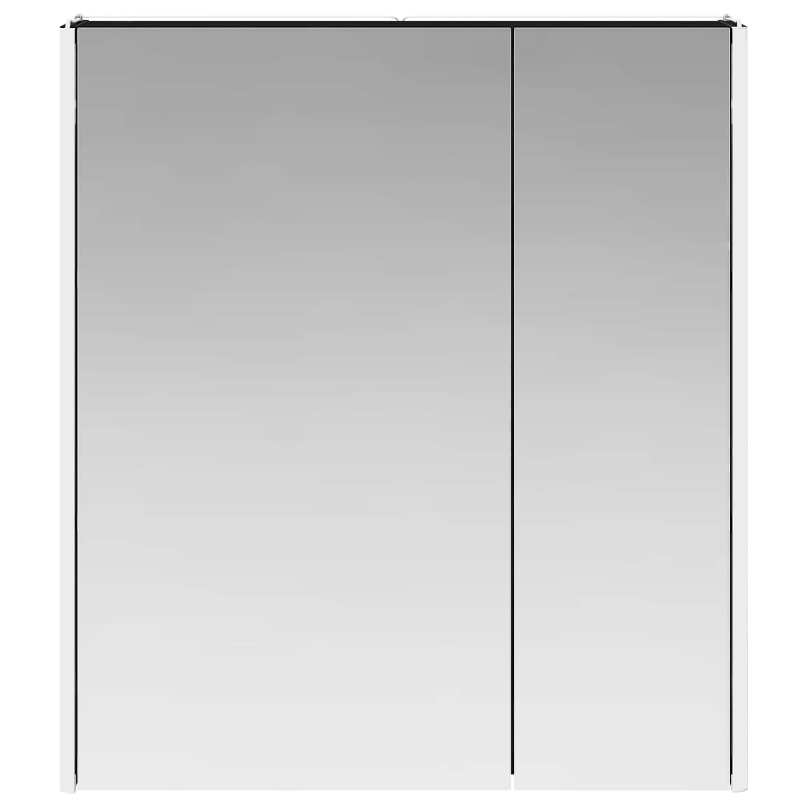 Kupaonski ormar s ogledalom Crni hrast 63,5 x 15,5 x 70 cm