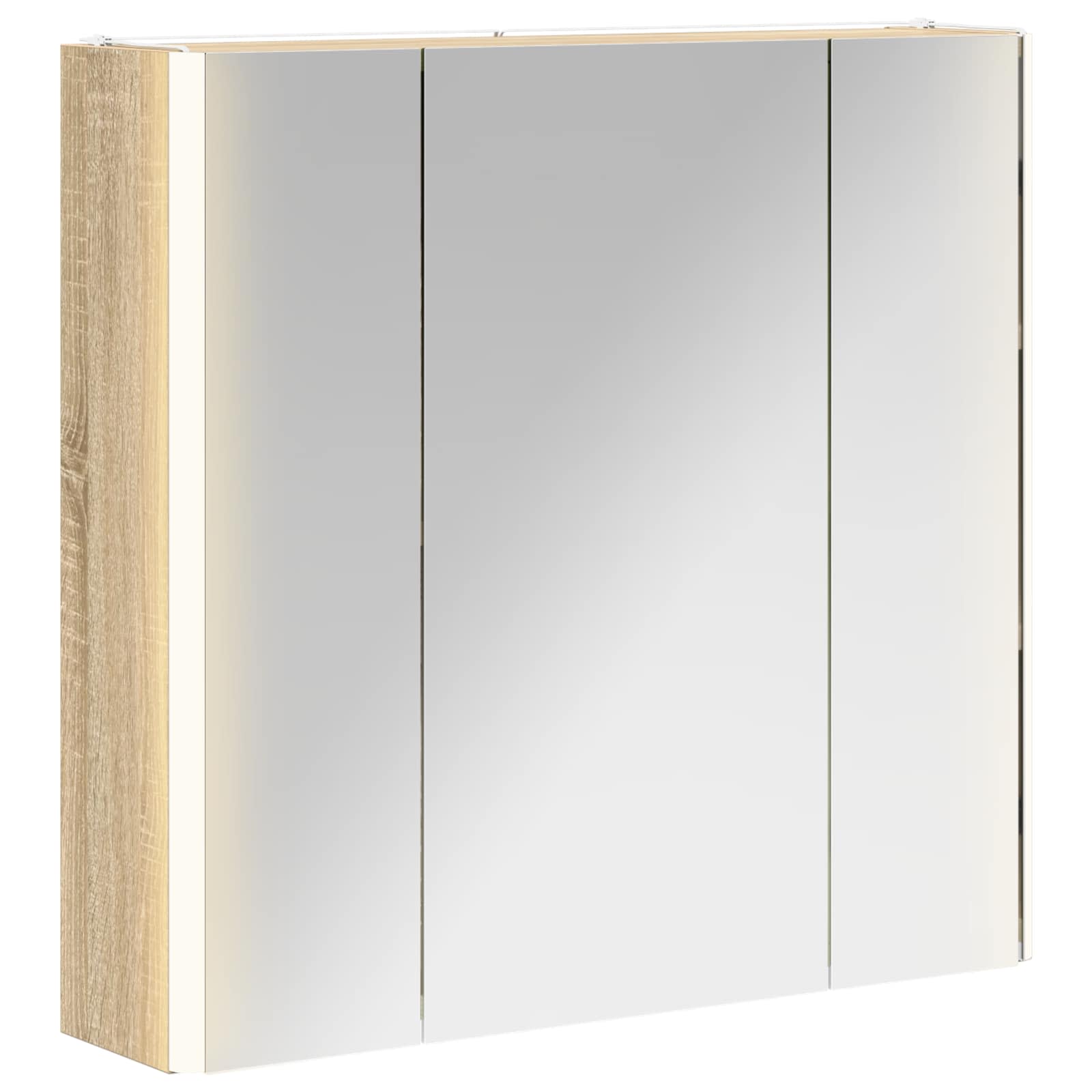 Kupaonski ormar s ogledalom Sonoma hrast 63,5 x 15,5 x 60,5 cm