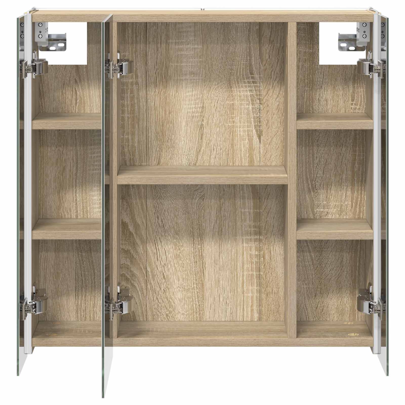 Kupaonski ormar s ogledalom Sonoma hrast 63,5 x 15,5 x 60,5 cm