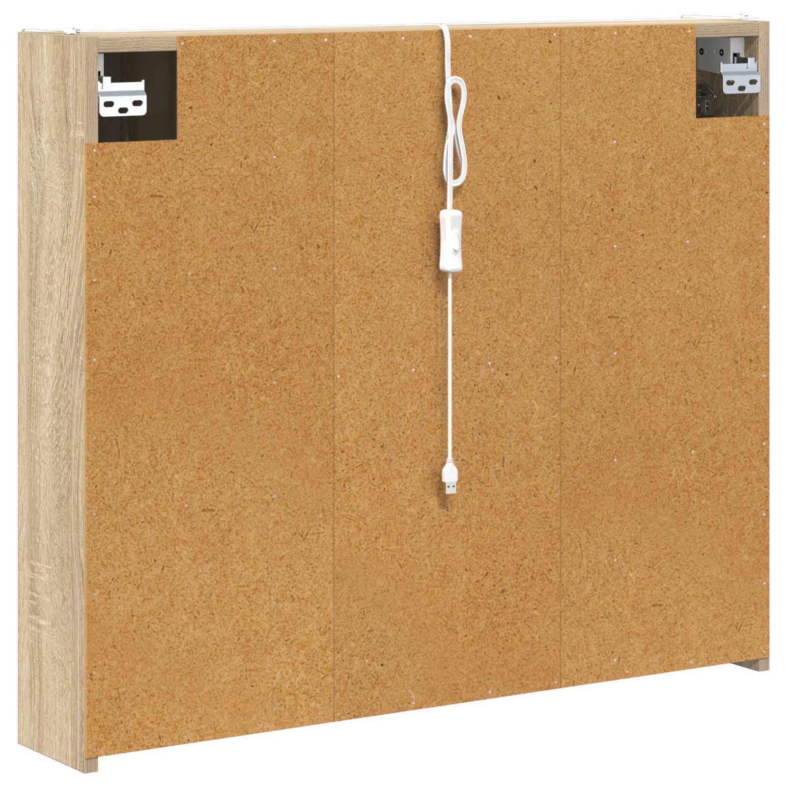 Kupaonski ormar s ogledalom Sonoma hrast 83,5 x 15,5 x 70 cm