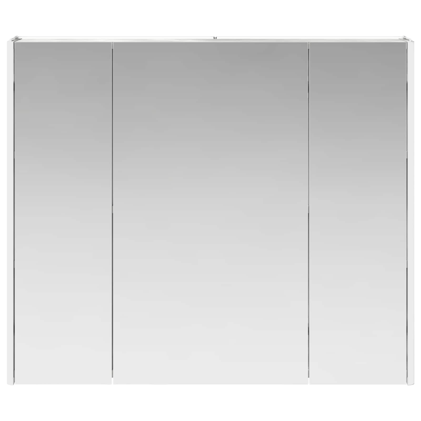 Kupaonski ormar s ogledalom Betonski sivi 83,5 x 15,5 x 70 cm