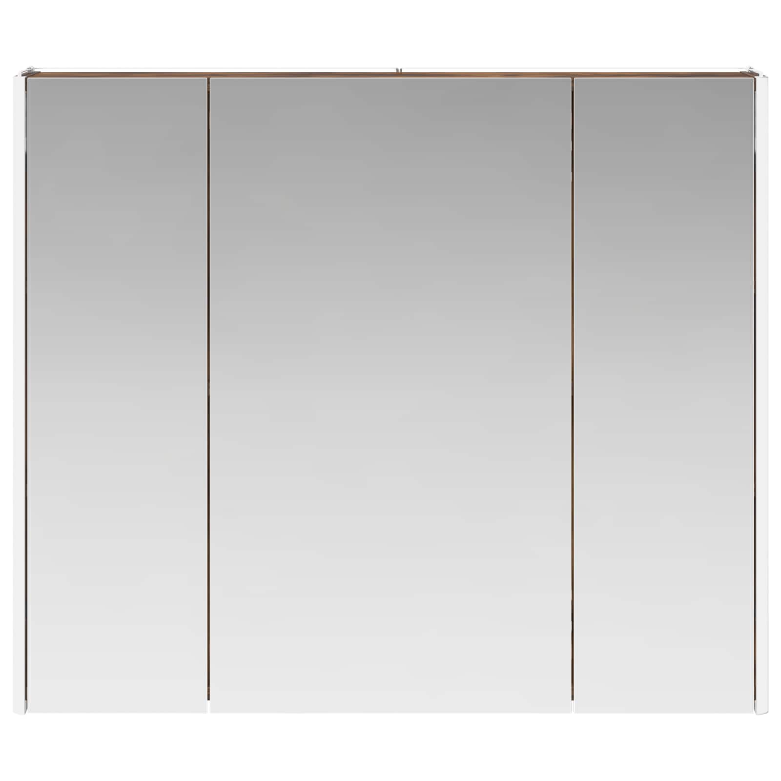 Kupaonski ormar s ogledalom Dimljeni hrast 83,5 x 15,5 x 70 cm