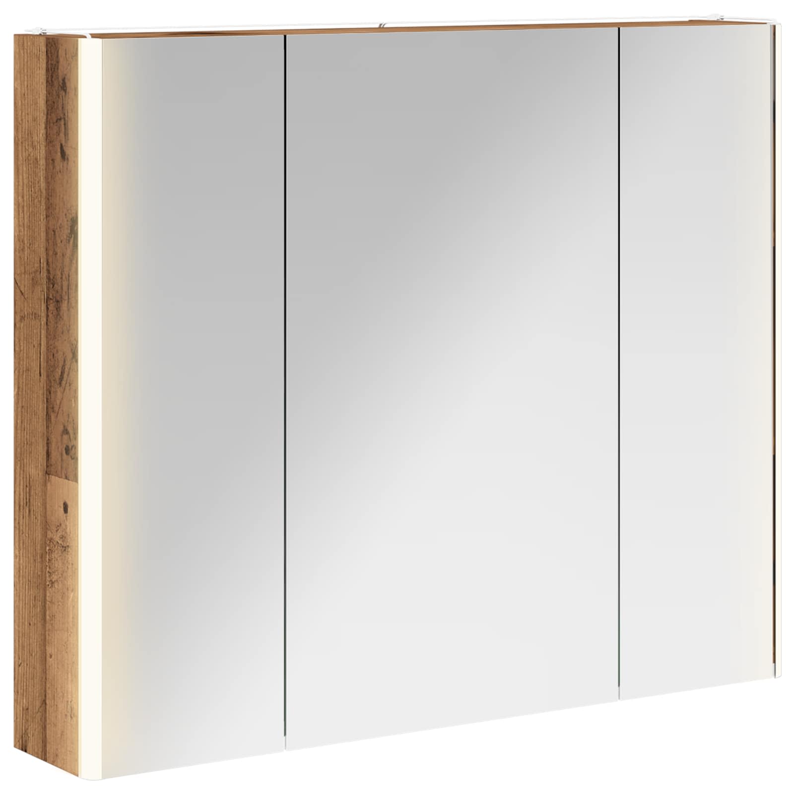 Kupaonski ormar s ogledalom Staro drvo 83,5 x 15,5 x 70 cm
