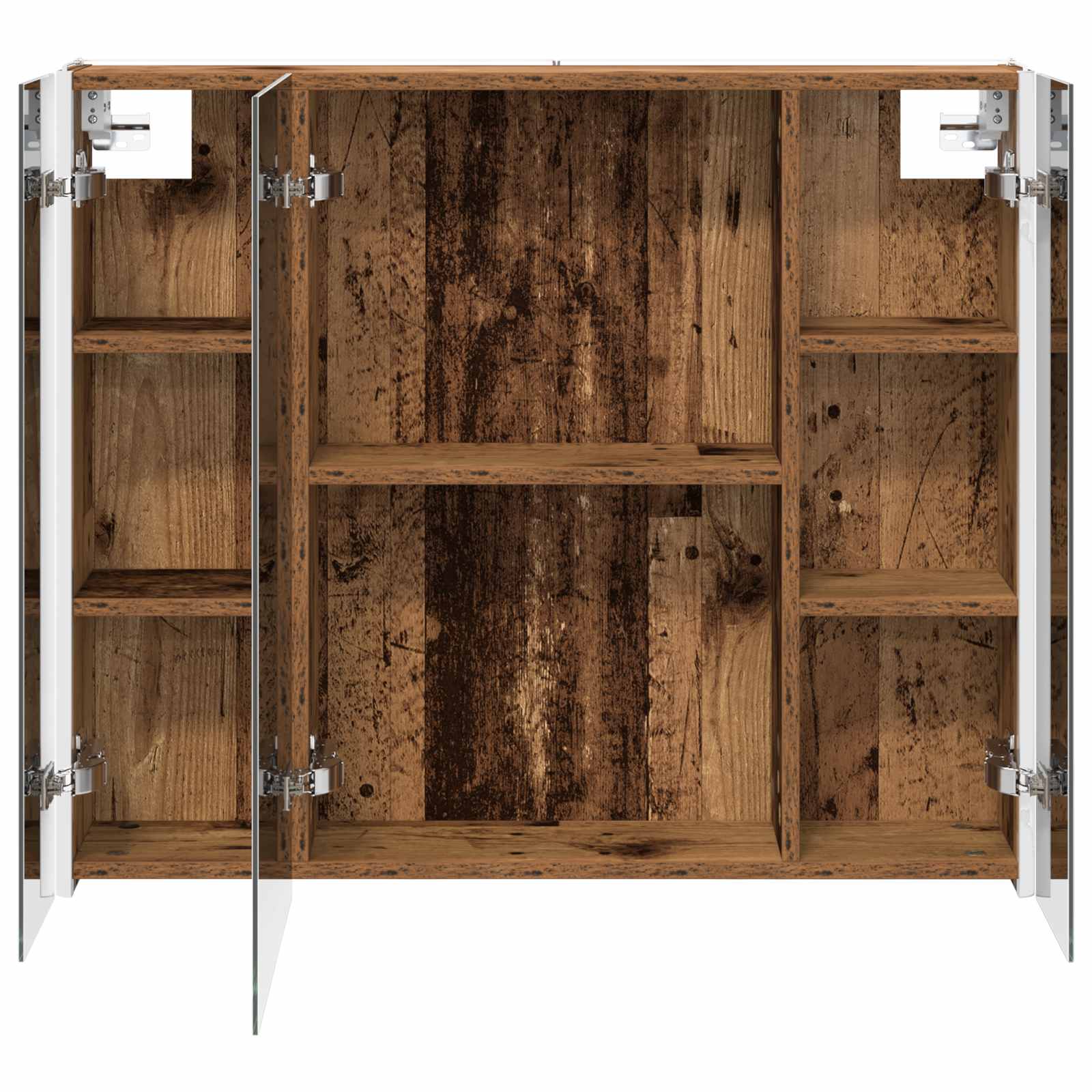 Kupaonski ormar s ogledalom Staro drvo 83,5 x 15,5 x 70 cm