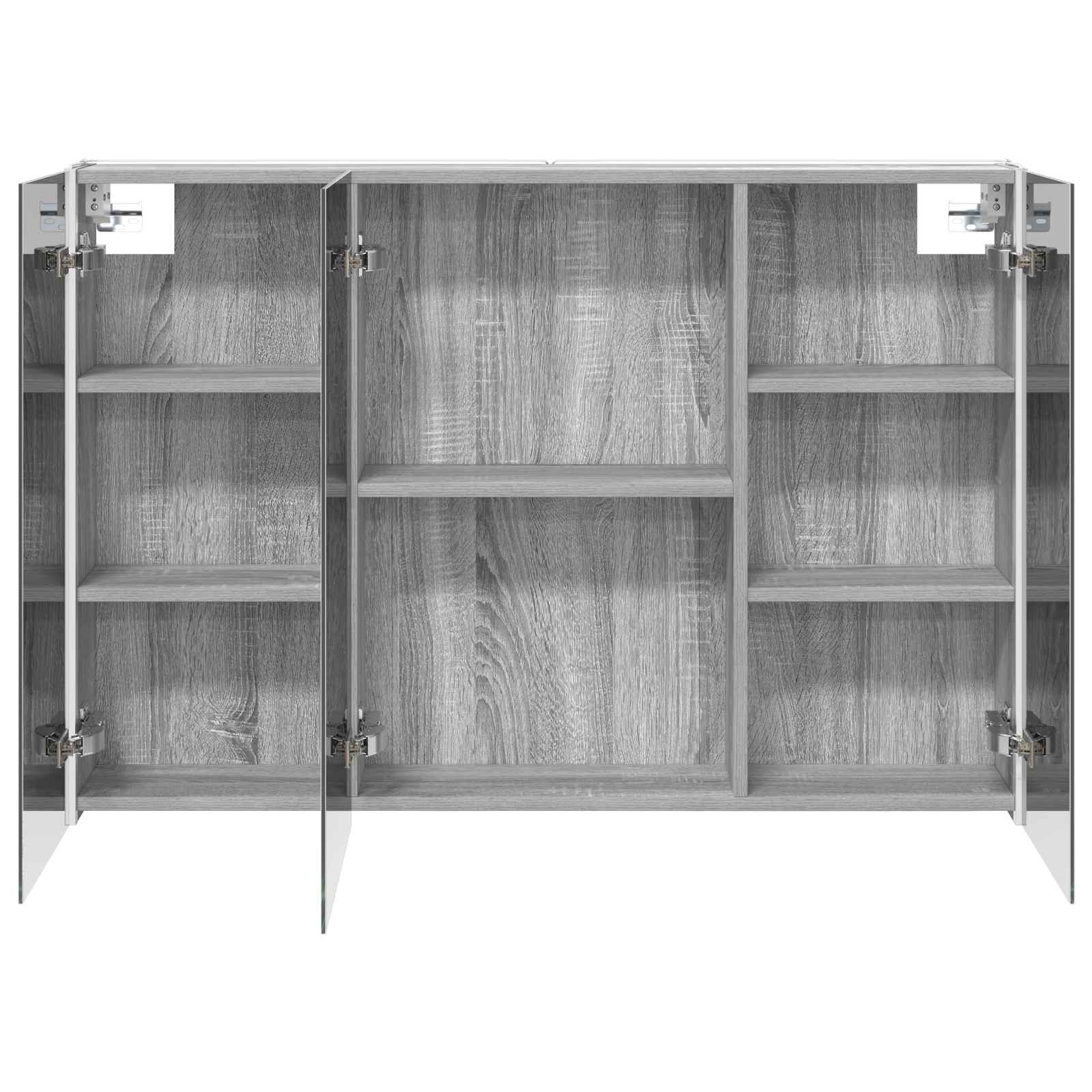 Kupaonski ormar s ogledalom Siva Sonoma 103,5 x 15,5 x 70 cm