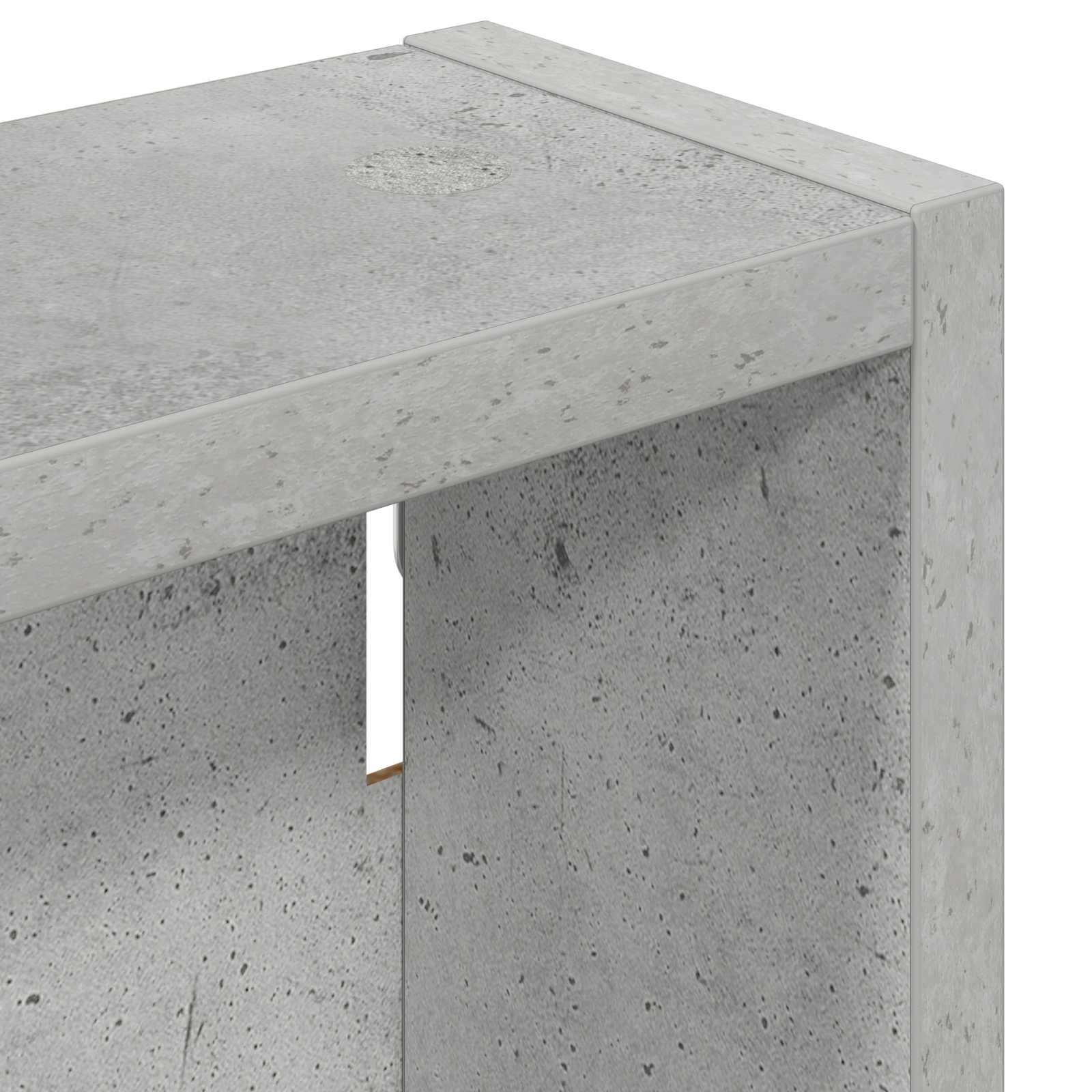 Kupaonski zidni ormarić Zidne Betonsko Siva 20 x 10 x 60,5 cm