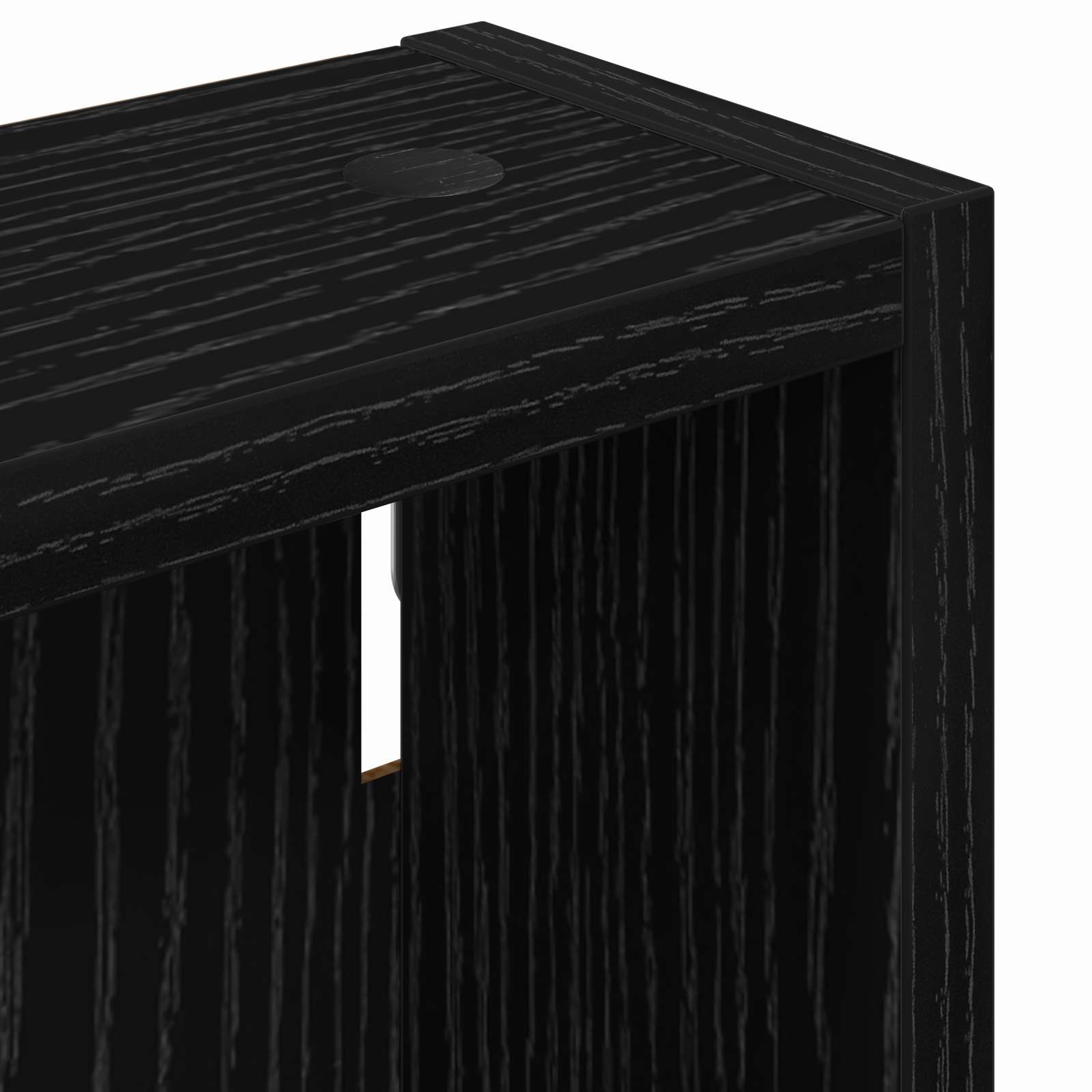Kupaonski zidni ormarić s policom Crni Hrast 40 x 10 x 60,5 cm