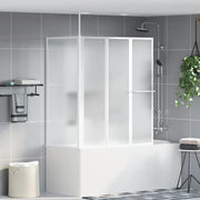 Zavjesa za kadu Matirano 120 x 70 x 137 cm Aluminij
