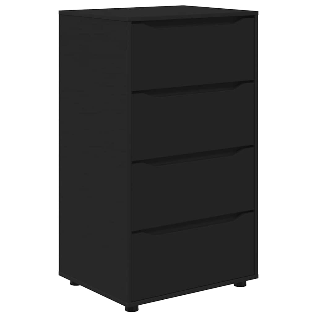 Ormari za skladištenje Crna 60 x 48 x 105 cm Konstruirano drvo
